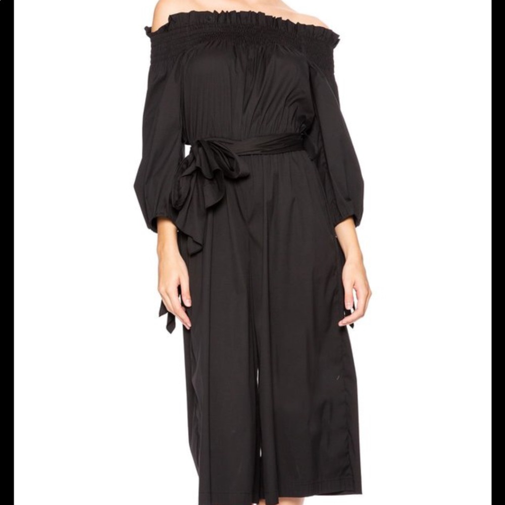 Caroline Constas Lou Jumpsuit BNWT XS Black